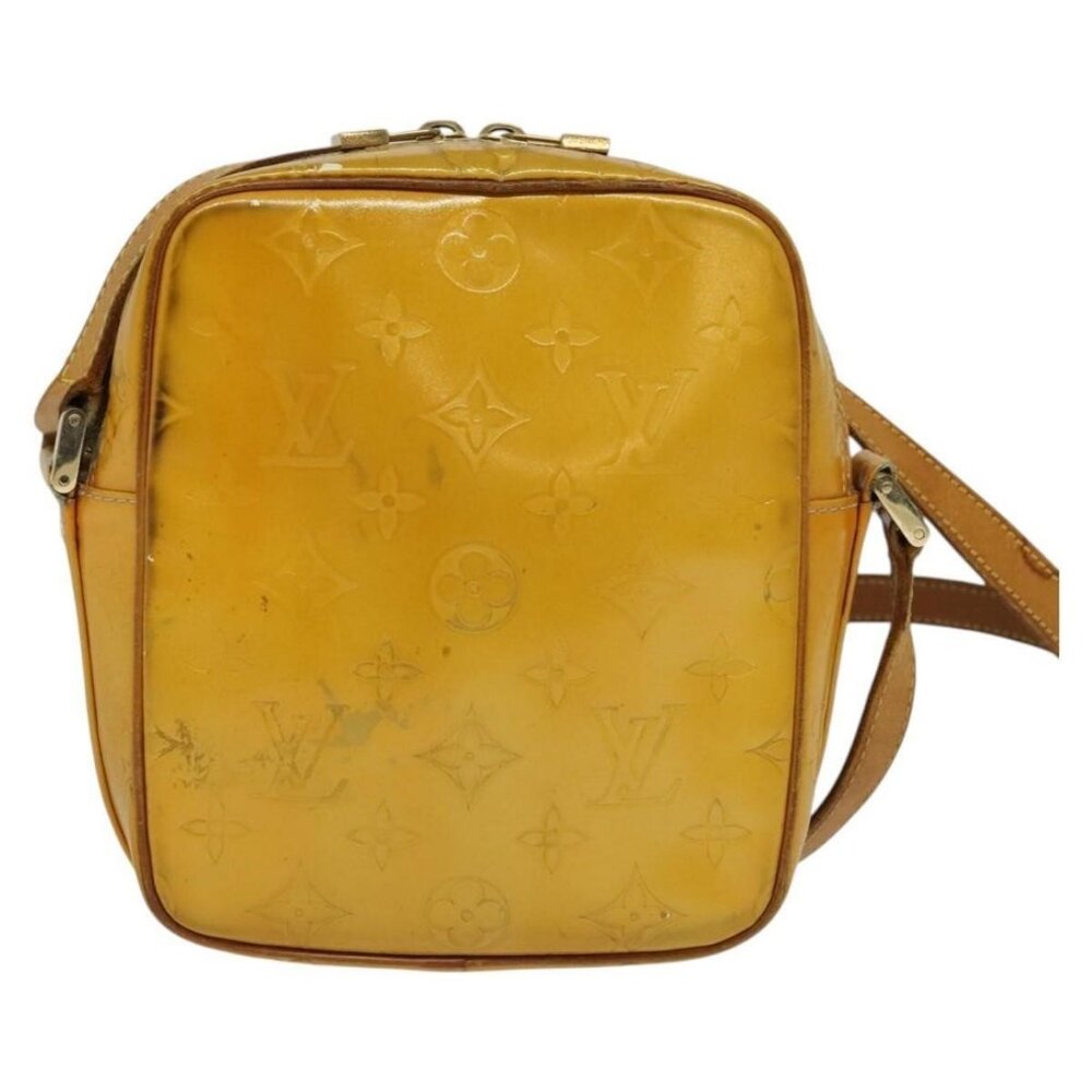 Authentic LOUIS VUITTON Monogram Vernis Wooster Shoulder Bag Gris M91036 LV - Picture 9 of 16